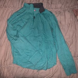 Blue Quarter Zip Hoodie